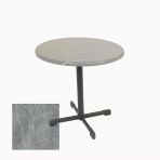 Halley Yuvarlak Esb Masa Çap 70Cm - (Werzalit, Wermodin Ve Allzalit Tabla) - Light Temperado
