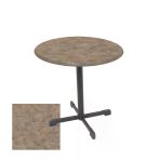 Halley Yuvarlak Esb Masa Çap 90Cm - (Werzalit, Wermodin Ve Allzalit Tabla) - Edgy Wood