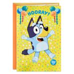 Hallmark Bluey Çocuk Doğum Günü Kartı Sesli ve Işıklı (Şimdiye Kadarki En Mutlu Gün) Oğul, Kızı, Torun için