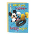 Hallmark Sesli Çocuklar İçin Doğum Günü Kartı (Mickey Mouse Clubhouse Teması Oynuyor)