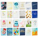 Hallmark Tüm Etkinlik Kartları Çeşitliliği—48 Zarflı Kart (Doğum Günü, Teşekkür, Tebrikler, Sempati, Bebek Duşu, Boş)