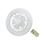 Hallow L6364-2 E27 Led Işıklı Sessiz Tavan Vantilatörü
