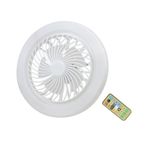 Hallow L6364-2 E27 Led Işıklı Sessiz Tavan Vantilatörü