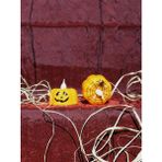 Halloween Balkabağı Mini Pilli Mum 2'li AST6638
