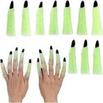 Halloween Fosforlu Takma Tırnak Seti 10'lu, 7567687