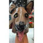Halloween Köpek Maskesi, Korku Maskesi, Cadılar Bayramı Aksesuarları, Halloween Kostüm Aksesuarı, Şaka Oyunları ve Korku Maskeleri