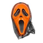 Halloween Maske Çığlık arkası tüllü Turuncu