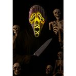 Halloween Maske Çığlık Neon Model Lüks Pilli ark.t