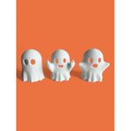 Halloween Seti (Hayalet + Kabak + LED Mum 10 Parça) Cadılar Bayramı Konsepti