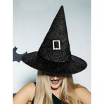 Halloween Simli Cadı Şapkası AST6590
