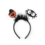 Halloween Taç Bal Kabağı ve Örümcekli