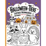 Halloween-Tiere – Lustiges Ausmalbuch für Kinder von 4 ab 8 Jahren: Einfache und schöne Designs, die kühn und einzigartig sind.