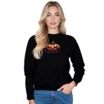 Halloween Unisex Sweatshirt (50, Siyah, S)