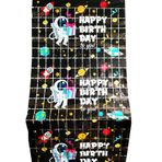 HalloweenDecorate 4 Paket Siyah Folyo Saçaklı Perde Zemin, 3,28 ft x 6,56 Ft Metalik Tinsel Folyo Saçaklı Flamalar Fotoğraf Kabini, Düğün, Şükran Günü, Doğum Günü, Noel, Cadılar Bayramı Partisi Dekorasyonu için