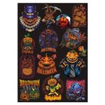 Hallowen Temalı Sticker Set 8 16 Parça Telefon, Tablet, Defter, Laptop Sticker