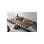 Halohope El Yapımı Doğal Ceviz-duvara Monte Katlanır Masa Mutfak Balkon Masası Laptop Çalışma Masası40x80