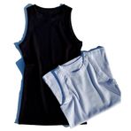 Halter Yaka, 2'li Kaşkorse Kumaş -Siyah ve Beyaz Renk- Fitilli Esnek Kadın Bluz-Atlet (Siyah-Beyaz, XL)