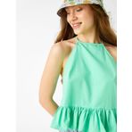 Halter Yaka Atlet Beli Fırfırlı