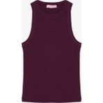 Halter Yaka Basic Fitilli Atlet Mürdüm