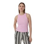 Halter Yaka Basic Fitilli Atlet Pembe