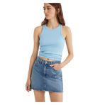 Halter Yaka Mavi Basic Atlet Slim Fit/Dar Kesim 1612462-80637