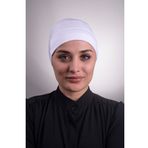 Halven Beyaz Arkadan Bağlamalı İç Bone Viskon Kumaş Kaymaz Silikonlu 3002_42