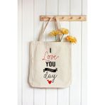 Ham Bez Çanta 35X40 cm - I Love You Every Day