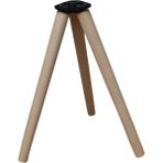 Ham (Boyasız) Konik 41 cm Ahşap Mobilya, Sehpa Ayağı – 3 Adet + Bağlantı Aparatı Dahil Puf, Berjer, Sehpa, Tv Ünitesi Için