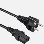 Hama 1.5 mt PC Siyah Güç Kablosu