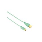 Hama 135786 Usb-C Fiş – Usb-A Fiş Flexi 0.75M Usb Kablo - Green