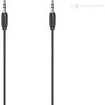 Hama 205263 3.5-3.5 mm 3S 3 mt Stereo Altın Uç Siyah Ses Kablosu