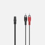 Hama 3.5 mm Soket 2 RCA 0.1 m Stereo Fiş