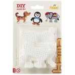 Hama 4572 Fil, penguen ve köpek pegboard blister paketi Üç Küçük Karışık Boncuk Seti, Çok renkli, Tek Boyut