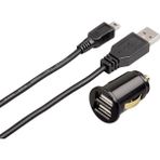 Hama Dual Piccolino P2X Usb Mini Usb Kablo 2000Ma Araç Şarj Cihazı