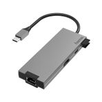 Hama HM.200109 USB-C 3.1 2xUSB-A1xUSB-C HDMI Ethernet Adaptör
