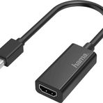 Hama HM.200332 Mini Display Port-HDMI Soket Siyah Adaptör