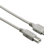 Hama HM.200901 USB 2.0 A Fiş - B Fiş 3 m Gri USB Kablo