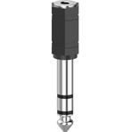 Hama HM.205194 6.3 mm Stereo Fiş 3.5 mm Stereo Soket Siyah Ses Adaptörü