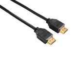 Hama HS HDMI Ethernet Altın Uçlu 3S 1.5 m 4K Siyah Görüntü Kablosu