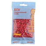 Hama Perlen 207-22 ütü boncuğu torbası, yakl. 1.000 Midi el işi boncuğu, 5 mm çapında, orta kırmızı, büyükler ve küçükler için yaratıcı el işi eğlencesi