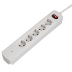 Hama Tidy-Line 5'Li Beyaz Akım Korumalı Priz