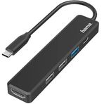 Hama Usb C 5 Ports 3 X Usb A Usb C Hdmı Hub