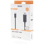 Hama USB-C Plug HDMI Plug Ultra-HD Görüntü Kablosu