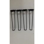 Hamadex 30 cm Siyah Metal Sofra & Laptop Sehpası Ayağı (4 Adet) - Iç & Dış Mekan