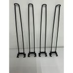 Hamadex 50cm Siyah Metal Katlanır Masa Ayağı (4 Adet) Bahçe Balkon Pratik Yer Sofrası & Masa Ayağı İç ve Dış Mekan Mobilyaları