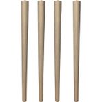 Hamadex 65cm Ham Konik Ahşap Masa Ayağı - 4 adet ayak + Montaj Aparatları