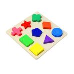 Hamaha Ahşap Bul-Tak Kavram Geometri Şekil Seti