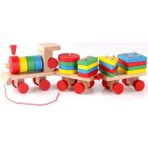 Hamaha Eğitici Ahşap Geometrik Tren