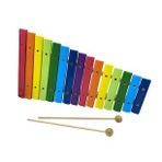 Hamaha Eğitici Ahşap Oyuncak 15 Notalı Gökkuşağı Ahşap Ksilofon Müzik Aleti