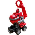 Hamaha Eğitici Oyuncak | Çek Bırak Transformers Figürlü Inşaat Makinaları 1 adet
